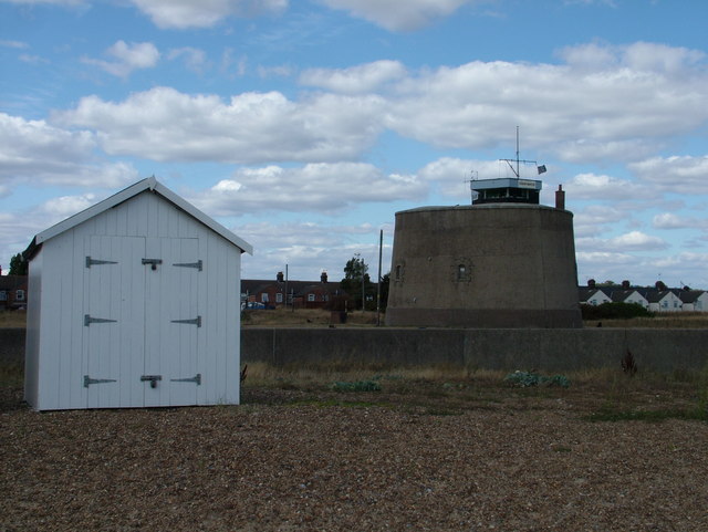 Martello tower%2c south felixstowe - geograph.org.uk - 1467931